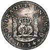 Image 1 : Mexico City, Mexico, pillar 8 reales, Philip V, 1734MF.