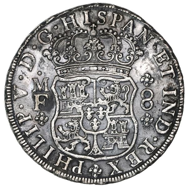 Mexico City, Mexico, pillar 8 reales, Philip V, 1740MF.