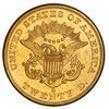 Image 2 : USA (San Francisco mint), gold $20 coronet Liberty double eagle, 1856-S, coin #262, NGC UNC details 