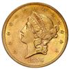 Image 1 : USA (San Francisco mint), gold $20 coronet Liberty double eagle, 1856-S, variety 17O (no serif, left