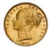 Image 1 : Sydney, Australia (under Great Britain), gold sovereign, Victoria (young head), 1871-S, shield type,