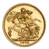 Image 2 : Sydney, Australia (under Great Britain), gold sovereign, Victoria (young head), 1876-S, St. George t