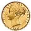 Image 1 : Great Britain (London, England), gold sovereign, Victoria (young head), 1853, WW in relief.