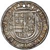 Image 1 : Mexico City, Mexico, cob 8 reales Royal (galano), 1607F, very rare, NGC XF details / holed, finest a