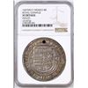 Image 3 : Mexico City, Mexico, cob 8 reales Royal (galano), 1607F, very rare, NGC XF details / holed, finest a