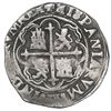 Image 2 : Mexico City, Mexico, cob 4 reales, Philip II, assayer O below mintmark oM to left, denomination o-II
