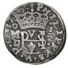 Image 1 : Mexico City, Mexico, cob 1/2 real Royal (galano), 1725D, Philip V, extremely rare, NGC F 15, finest 