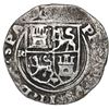 Image 2 : Lima, Peru, 4 reales, Philip II, assayer R (small) to left, motto PL-VSV-T, legends HISPA / NIARVM.