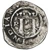 Image 1 : Lima, Peru, 1/2 real, Philip II, assayer R to left, legends HISP / ?.