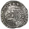 Image 1 : Lima, Peru, cob 4 reales, Philip II, assayer Diego de la Torre, P-4 to left, *-oD to right.