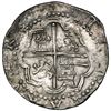 Image 2 : Lima, Peru, cob 2 reales, Philip II, assayer Diego de la Torre, *-ii to left, P-oD to right.