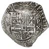 Image 1 : Lima, Peru, 1 real, Philip II, assayer X below mintmark P to right, very rare.