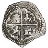 Image 2 : Lima, Peru, 1 real, Philip II, assayer X below mintmark P to right, very rare.
