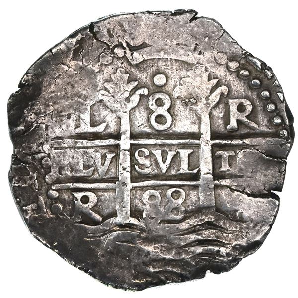 Lima, Peru, cob 8 reales, 1688R.