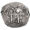 Image 1 : Lima, Peru, cob 8 reales, 1694M.