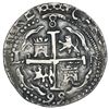 Image 2 : Lima, Peru, cob 8 reales Royal (galano), 1695R, very rare, NGC VF details / edge filing, cleaned, fi