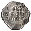 Image 1 : Lima, Peru, cob 8 reales, 1718M.