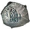 Image 1 : Lima, Peru, cob 8 reales, 1739(N or V).