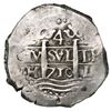 Image 1 : Lima, Peru, cob 4 reales, 1710H, rare.