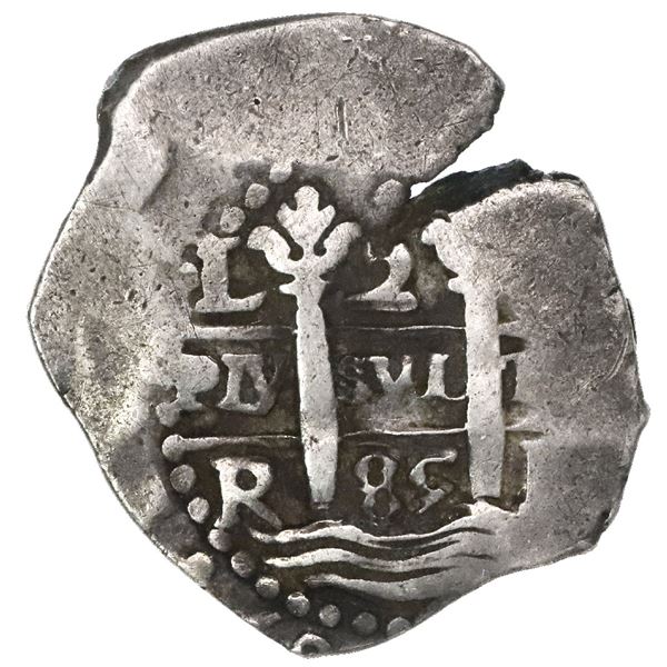 Lima, Peru, cob 2 reales, 1685R.