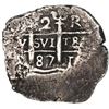 Image 1 : Lima, Peru, cob 2 reales, 1687R.