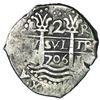 Image 1 : Lima, Peru, cob 2 reales, 1706R.