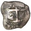Image 2 : Lima, Peru, cob 2 reales, 1732/1N, very rare.