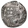 Image 1 : Potosi, Bolivia, cob 8 reales, Philip II, assayer C below erasure, very rare, ex-Karon.