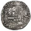Image 1 : Potosi, Bolivia, cob 8 reales, Philip II, assayer B (3rd period).