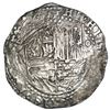 Image 1 : Potosi, Bolivia, cob 8 reales, Philip II, assayer B (4th period), NGC AU details / rev spot removed,