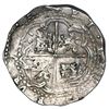 Image 2 : Potosi, Bolivia, cob 8 reales, Philip II, assayer B (4th period), NGC AU details / rev spot removed,