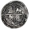 Image 2 : Potosi, Bolivia, cob 8 reales, Philip III, assayer R (curved leg).