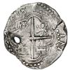 Image 2 : Potosi, Bolivia, cob 8 reales, (16)18PAL, rare.