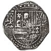 Image 1 : Potosi, Bolivia, cob 8 reales, 1622/1T (unique overdate), lions and castles transposed in shield and