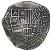 Image 1 : Potosi, Bolivia, cob 8 reales, Philip IV, assayer T, crosslet-cross ornaments (1630-1).
