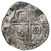 Image 2 : Potosi, Bolivia, cob 8 reales, 1636TR, rare.