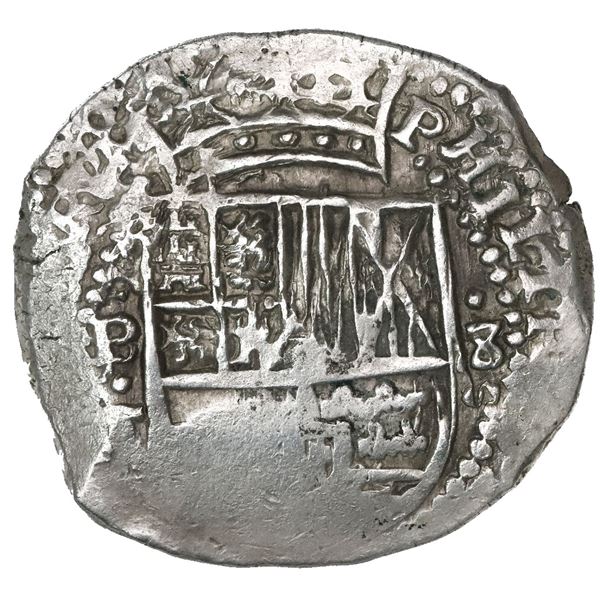 Potosi, Bolivia, cob 8 reales, 1645(?)T.