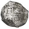 Image 2 : Potosi, Bolivia, cob 8 reales, 1650O, no countermark (rare).