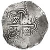 Image 2 : Potosi, Bolivia, cob 8 reales, Philip IV, assayer O (1649-51), no countermark (rare).