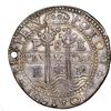 Image 1 : Potosi, Bolivia, cob 8 reales Royal (galano), 1658E, dot-pomegranate-dot at top on both sides, NGC A