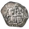 Image 2 : Potosi, Bolivia, cob 8 reales, 1674E.