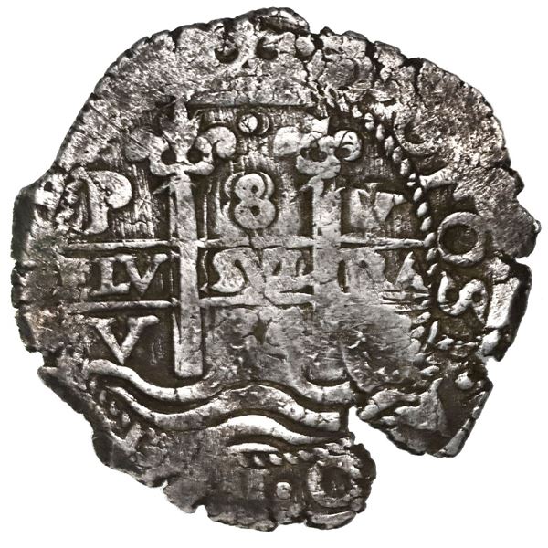 Potosi, Bolivia, cob 8 reales, 1684V.