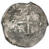 Image 2 : Potosi, Bolivia, cob 8 reales, 1685VR, ex-Association (1707).