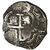 Image 2 : Potosi, Bolivia, cob 8 reales, 1687VR.