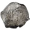 Image 1 : Potosi, Bolivia, cob 8 reales, 1689VR, NGC VF 35.