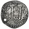 Image 1 : Potosi, Bolivia, cob 8 reales Royal (galano), 1698F, NGC VF details / holed, rev damage.
