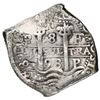 Image 1 : Potosi, Bolivia, cob 8 reales, 1698F.