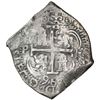 Image 2 : Potosi, Bolivia, cob 8 reales, 1698F.