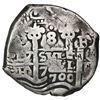 Image 1 : Potosi, Bolivia, cob 8 reales, 1700F.