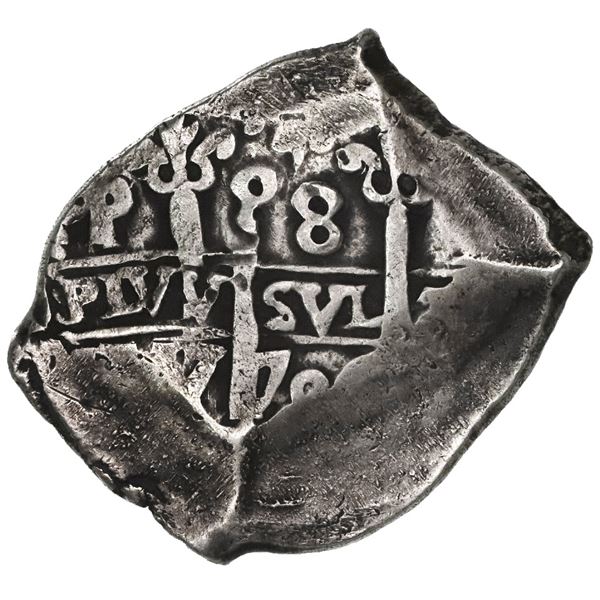 Potosi, Bolivia, cob 8 reales, 1706Y.